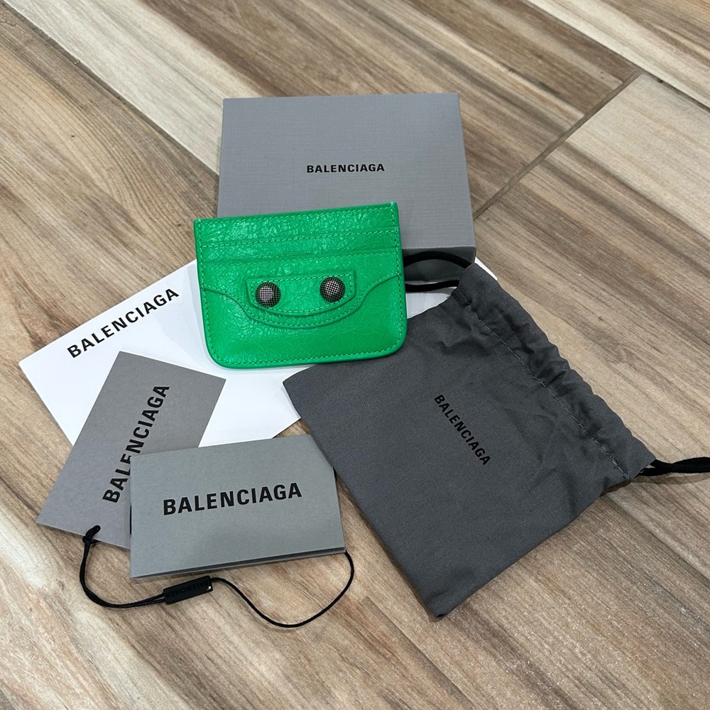Authentic NEW Balenciaga Cagole Card Holder